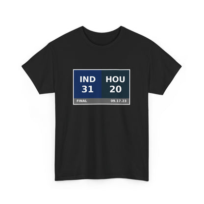 IND vs HOU Scoreboard Tee 09.17.23