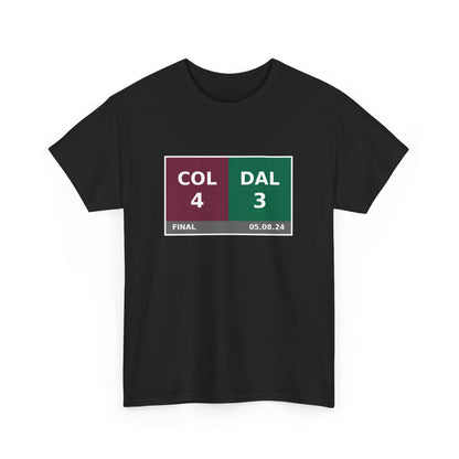 COL vs DAL Scoreboard Tee 05.08.24