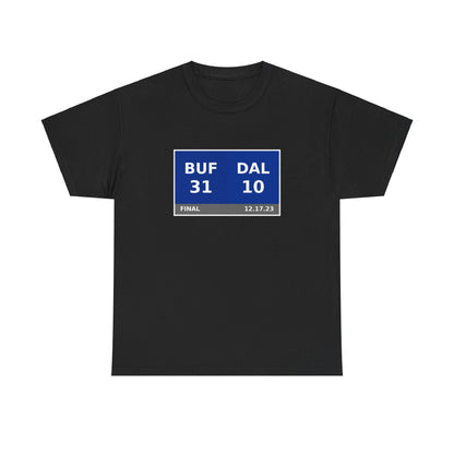 BUF vs DAL Scoreboard Tee 12.17.23