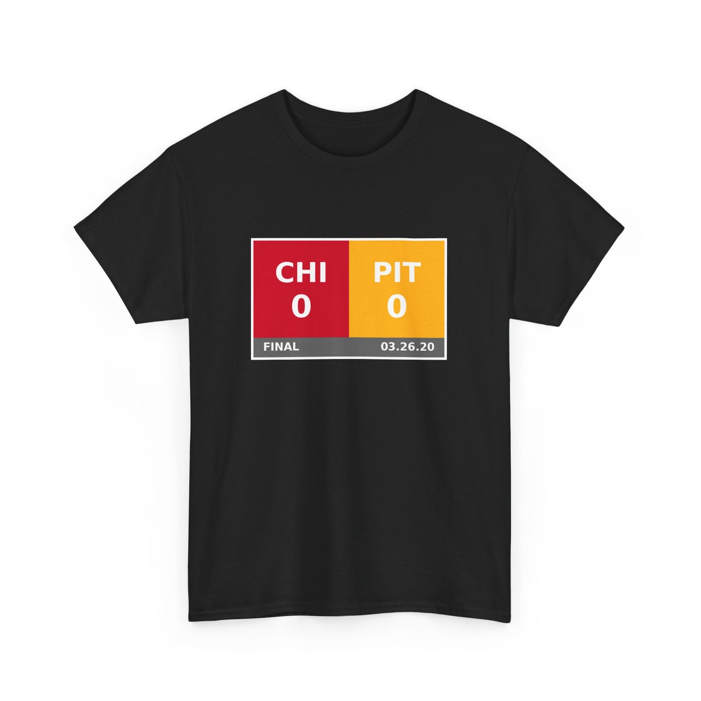 CHI vs PIT Scoreboard Tee 03.26.20