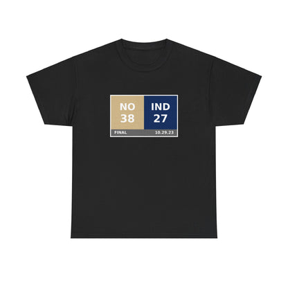 NO vs IND Scoreboard Tee 10.29.23