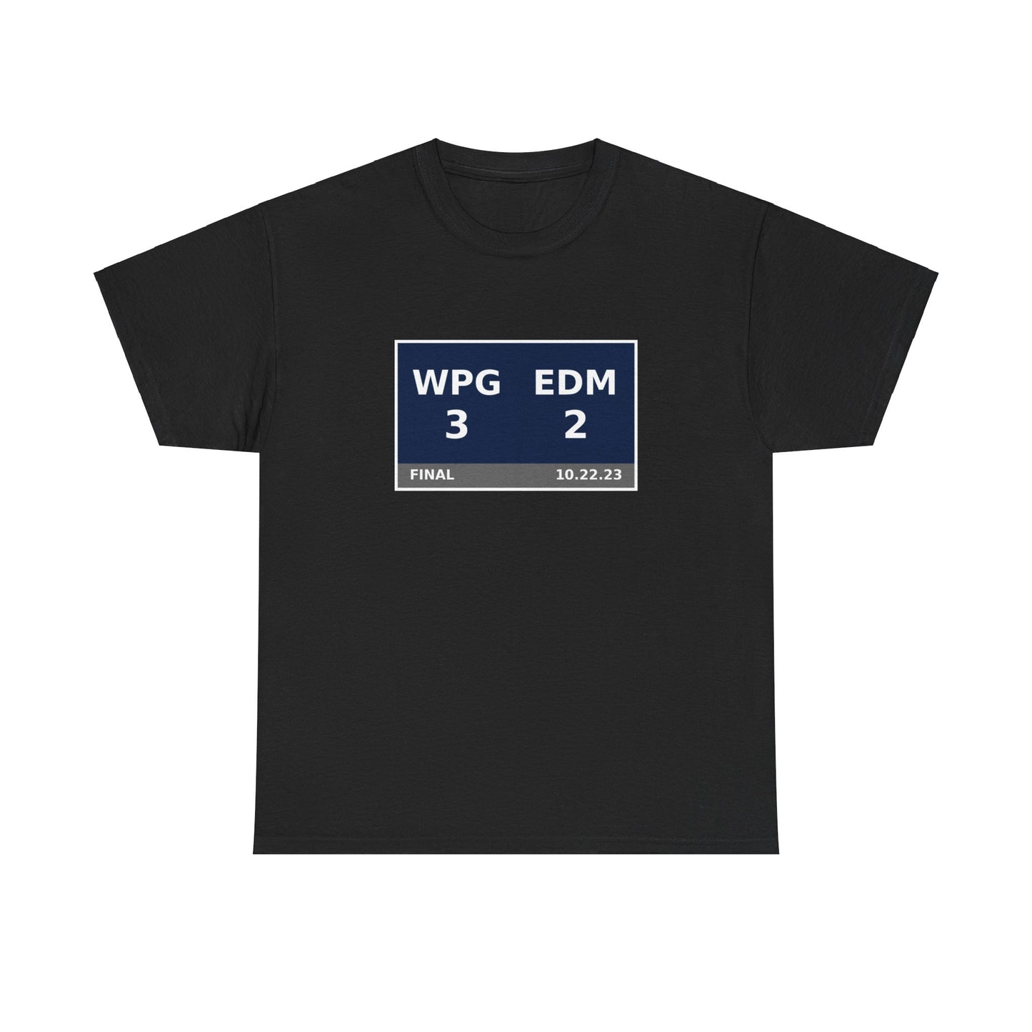 WPG vs EDM Scoreboard Tee 10.22.23