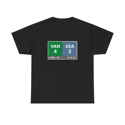 VAN vs SEA Scoreboard Tee 01.02.25