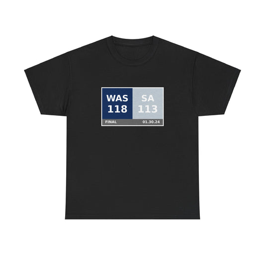 WAS vs SA Scoreboard Tee 01.30.24