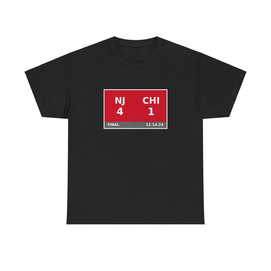 NJ vs CHI Scoreboard Tee 12.14.24