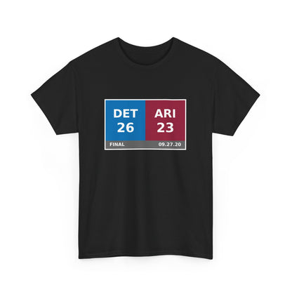 DET vs ARI Scoreboard Tee 09.27.20