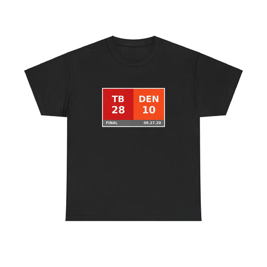 TB vs DEN Scoreboard Tee 09.27.20