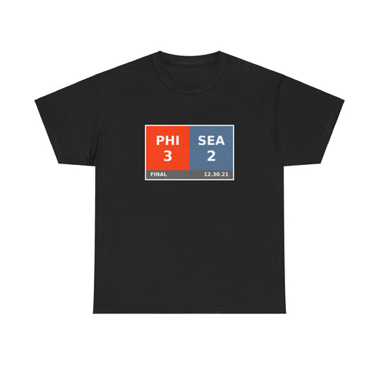 PHI vs SEA Scoreboard Tee 12.30.21