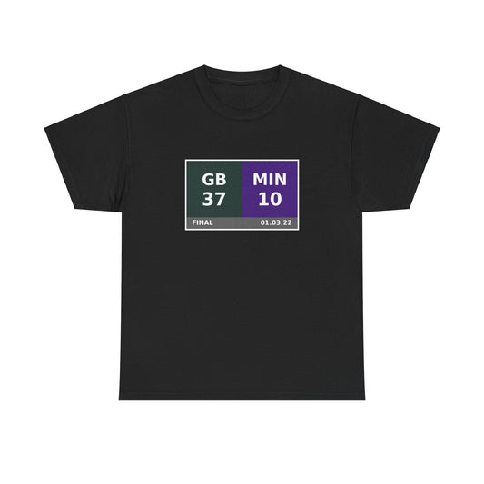 GB vs MIN Scoreboard Tee 01.03.22