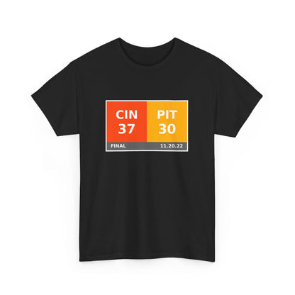 CIN vs PIT Scoreboard Tee 11.20.22