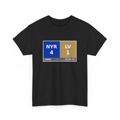 NYR vs LV Scoreboard Tee 01.28.23