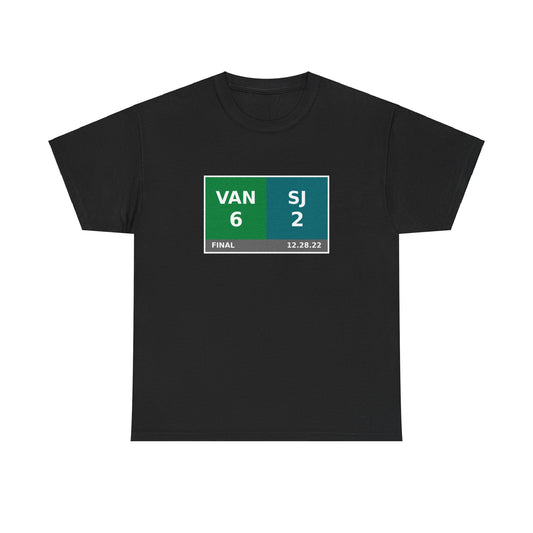 VAN vs SJ Scoreboard Tee 12.28.22