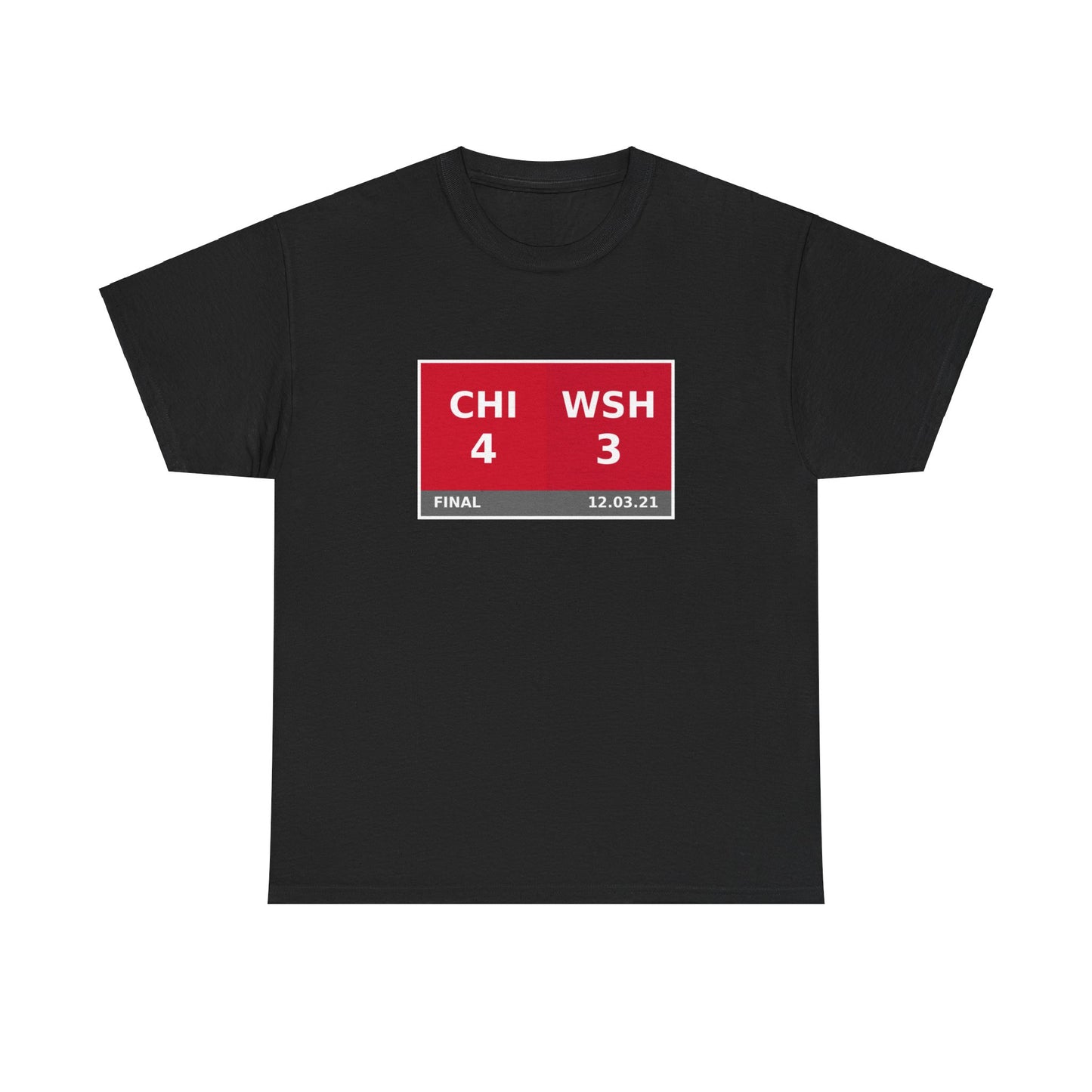 CHI vs WSH Scoreboard Tee 12.03.21