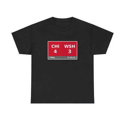 CHI vs WSH Scoreboard Tee 12.03.21