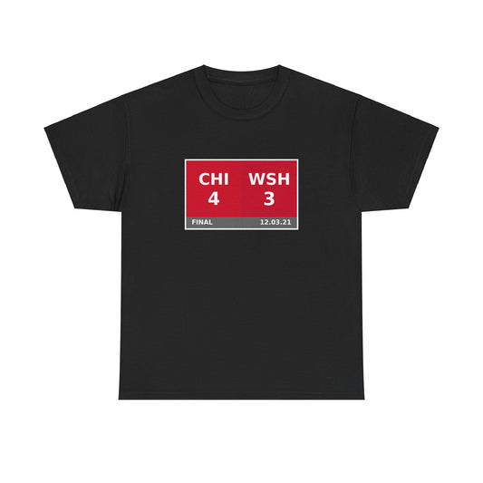 CHI vs WSH Scoreboard Tee 12.03.21