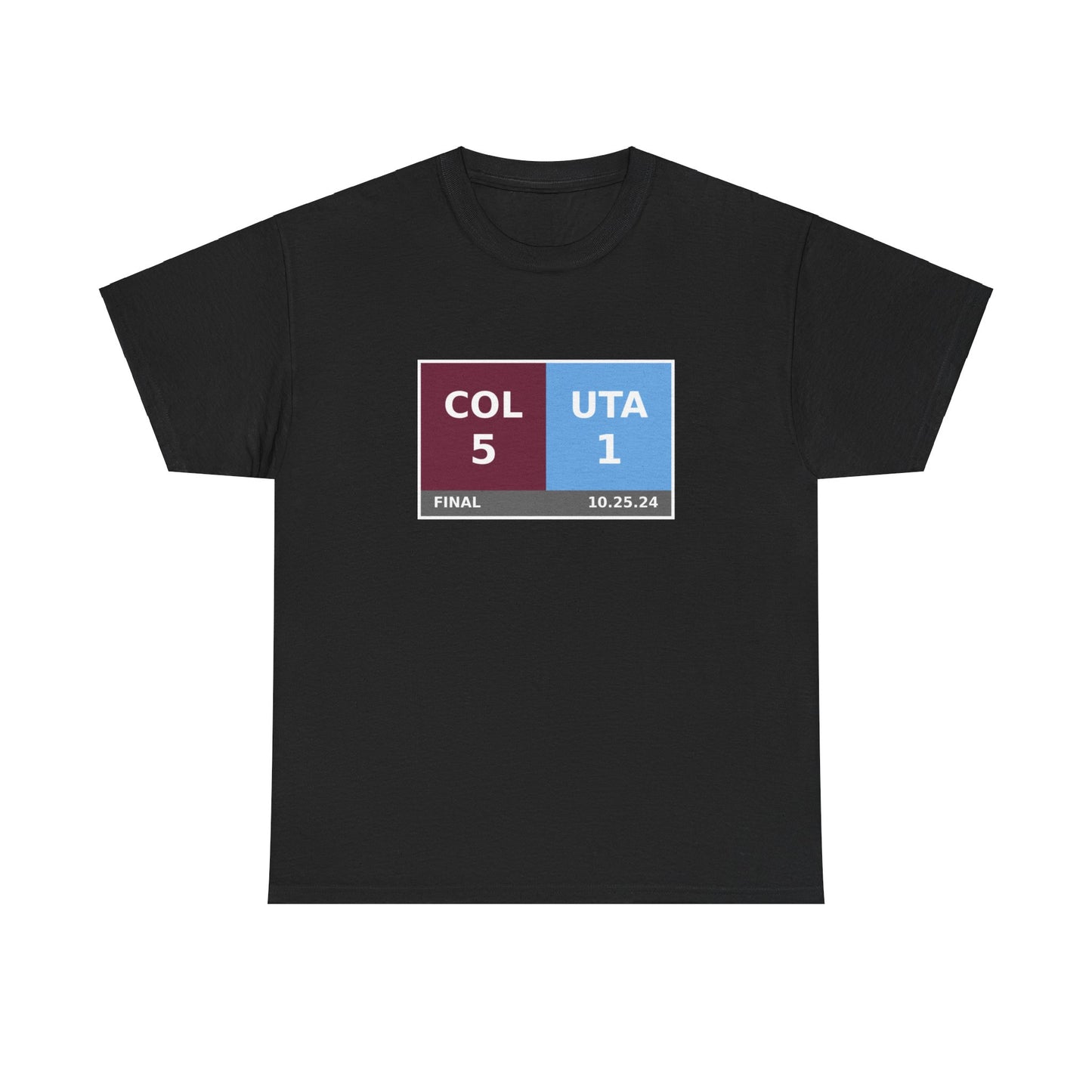 COL vs UTA Scoreboard Tee 10.25.24