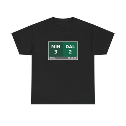 MIN vs DAL Scoreboard Tee 04.15.22