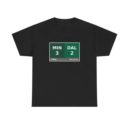 MIN vs DAL Scoreboard Tee 04.15.22