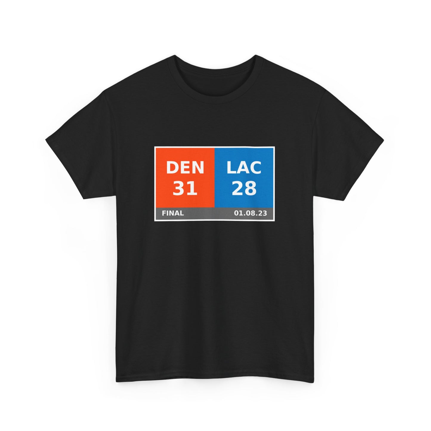 DEN vs LAC Scoreboard Tee 01.08.23