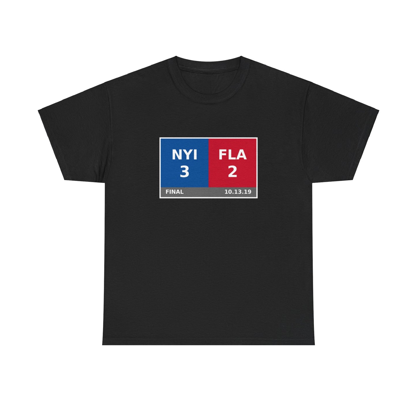 NYI vs FLA Scoreboard Tee 10.13.19