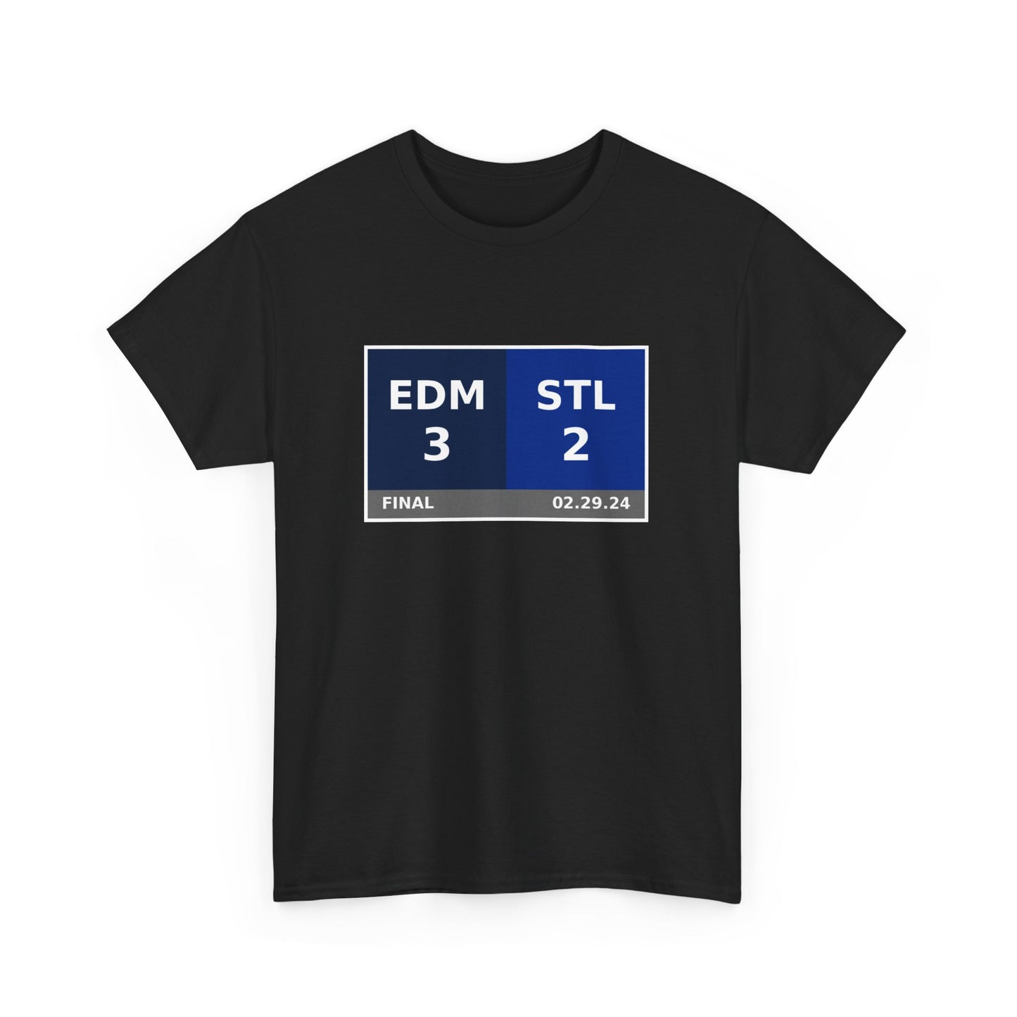 EDM vs STL Scoreboard Tee 02.29.24