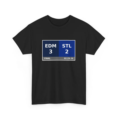 EDM vs STL Scoreboard Tee 02.29.24