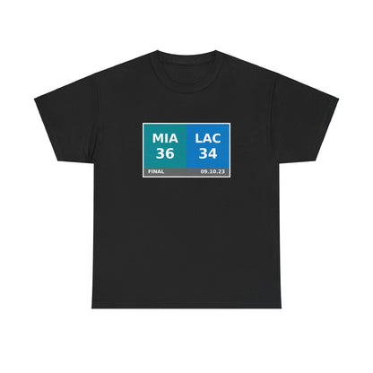 MIA vs LAC Scoreboard Tee 09.10.23