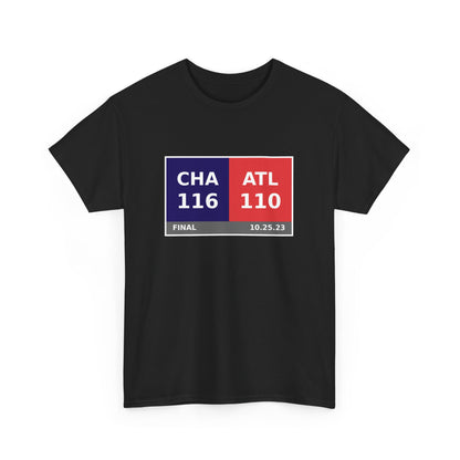 CHA vs ATL Scoreboard Tee 10.25.23