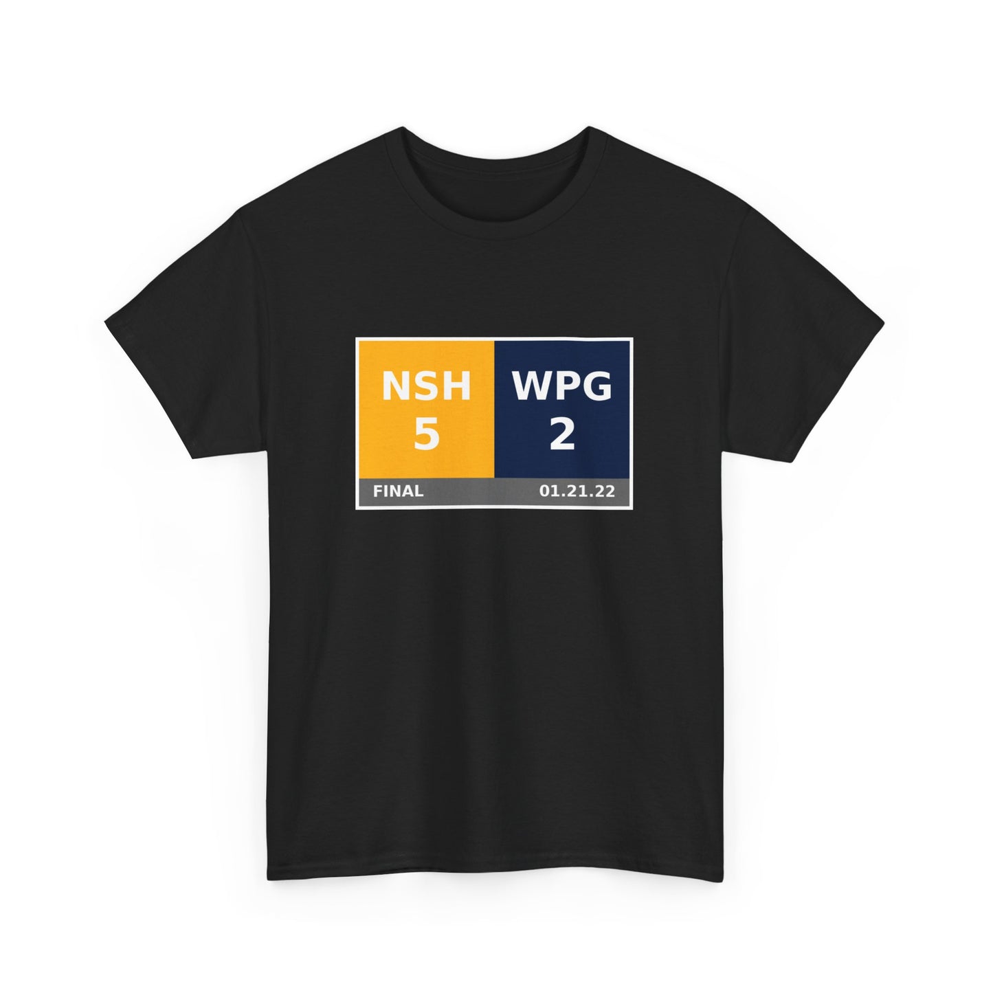 NSH vs WPG Scoreboard Tee 01.21.22