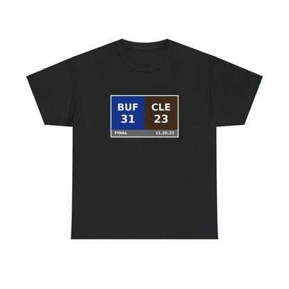 BUF vs CLE Scoreboard Tee 11.20.22