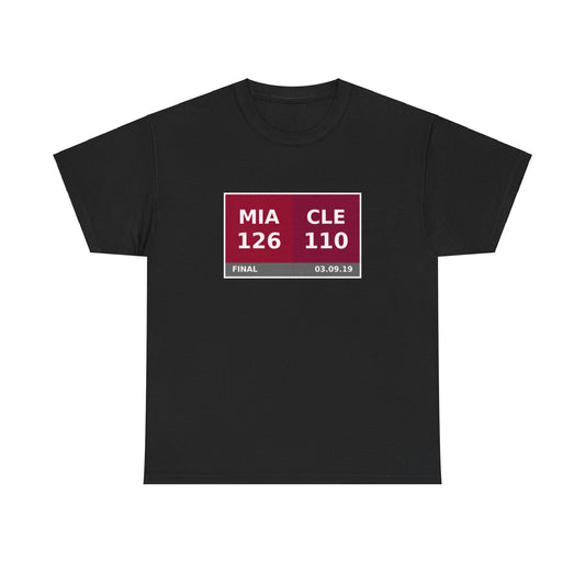 MIA vs CLE Scoreboard Tee 03.09.19