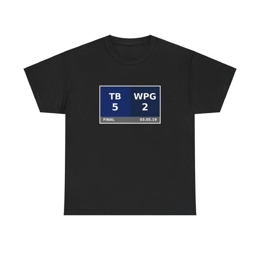 TB vs WPG Scoreboard Tee 03.05.19