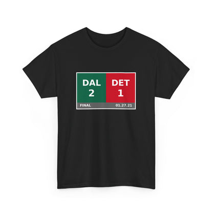 DAL vs DET Scoreboard Tee 01.27.21