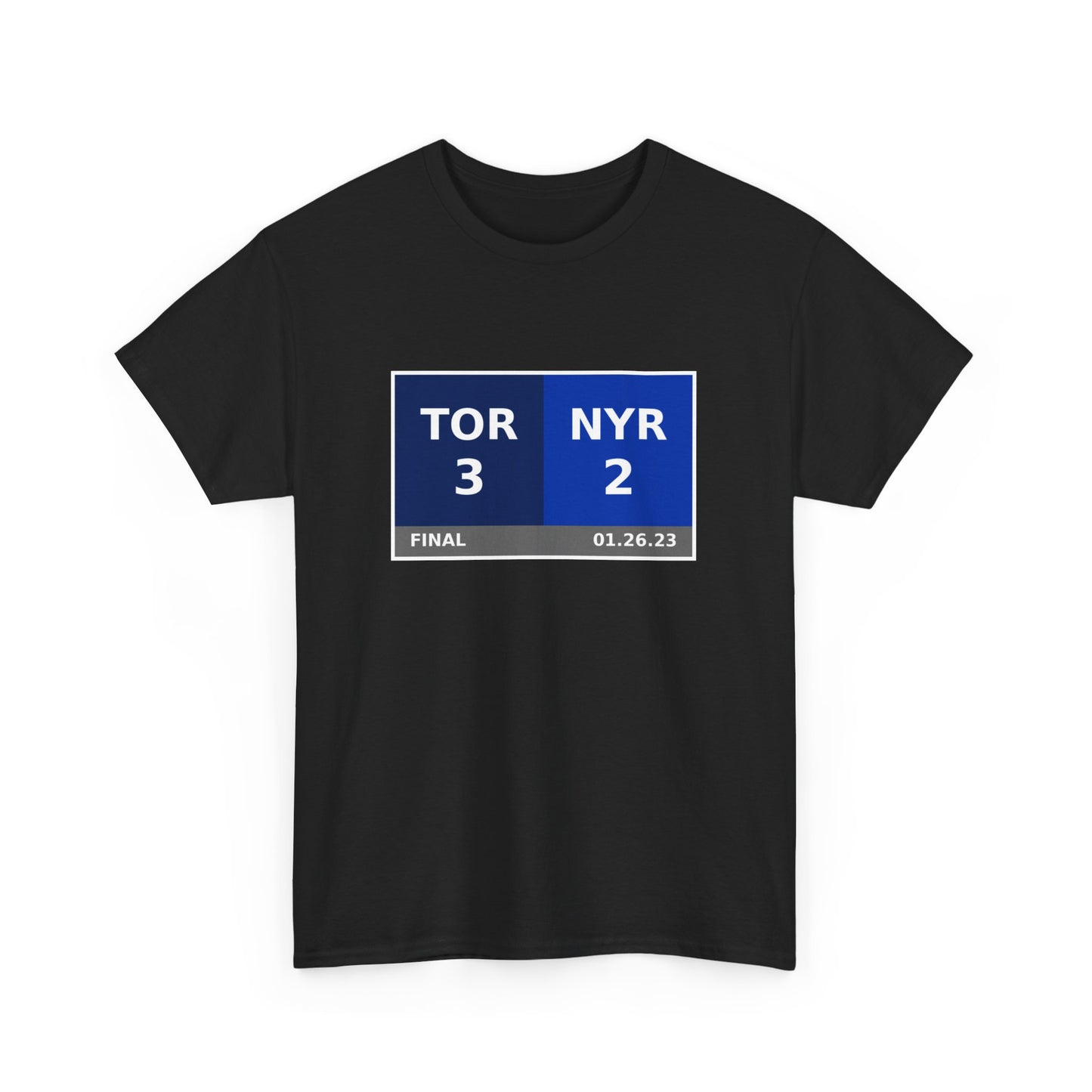 TOR vs NYR Scoreboard Tee 01.26.23