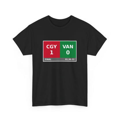 CGY vs VAN Scoreboard Tee 01.30.22