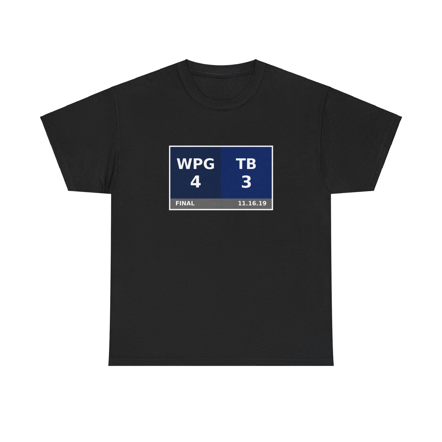 WPG vs TB Scoreboard Tee 11.16.19