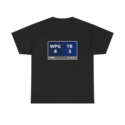 WPG vs TB Scoreboard Tee 11.16.19