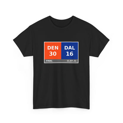 DEN vs DAL Scoreboard Tee 11.07.21