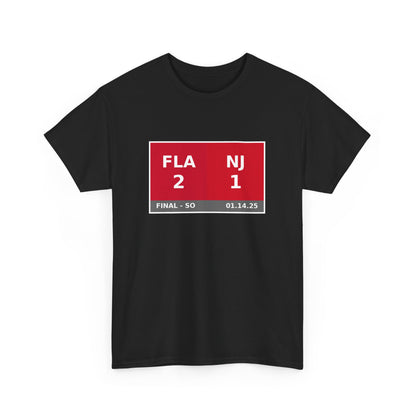 FLA vs NJ Scoreboard Tee 01.14.25