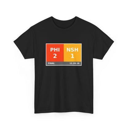 PHI vs NSH Scoreboard Tee 12.20.18