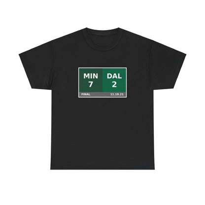 MIN vs DAL Scoreboard Tee 11.19.21