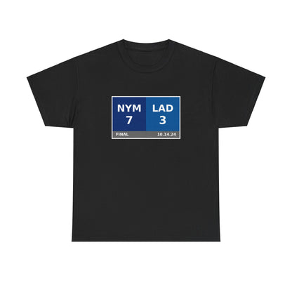 NYM vs LAD Scoreboard Tee 10.14.24