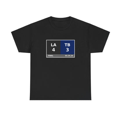 LA vs TB Scoreboard Tee 03.24.24