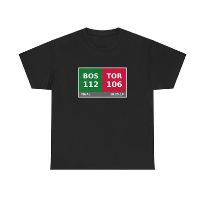 BOS vs TOR Scoreboard Tee 10.25.19