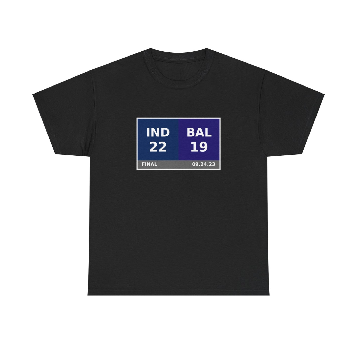 IND vs BAL Scoreboard Tee 09.24.23