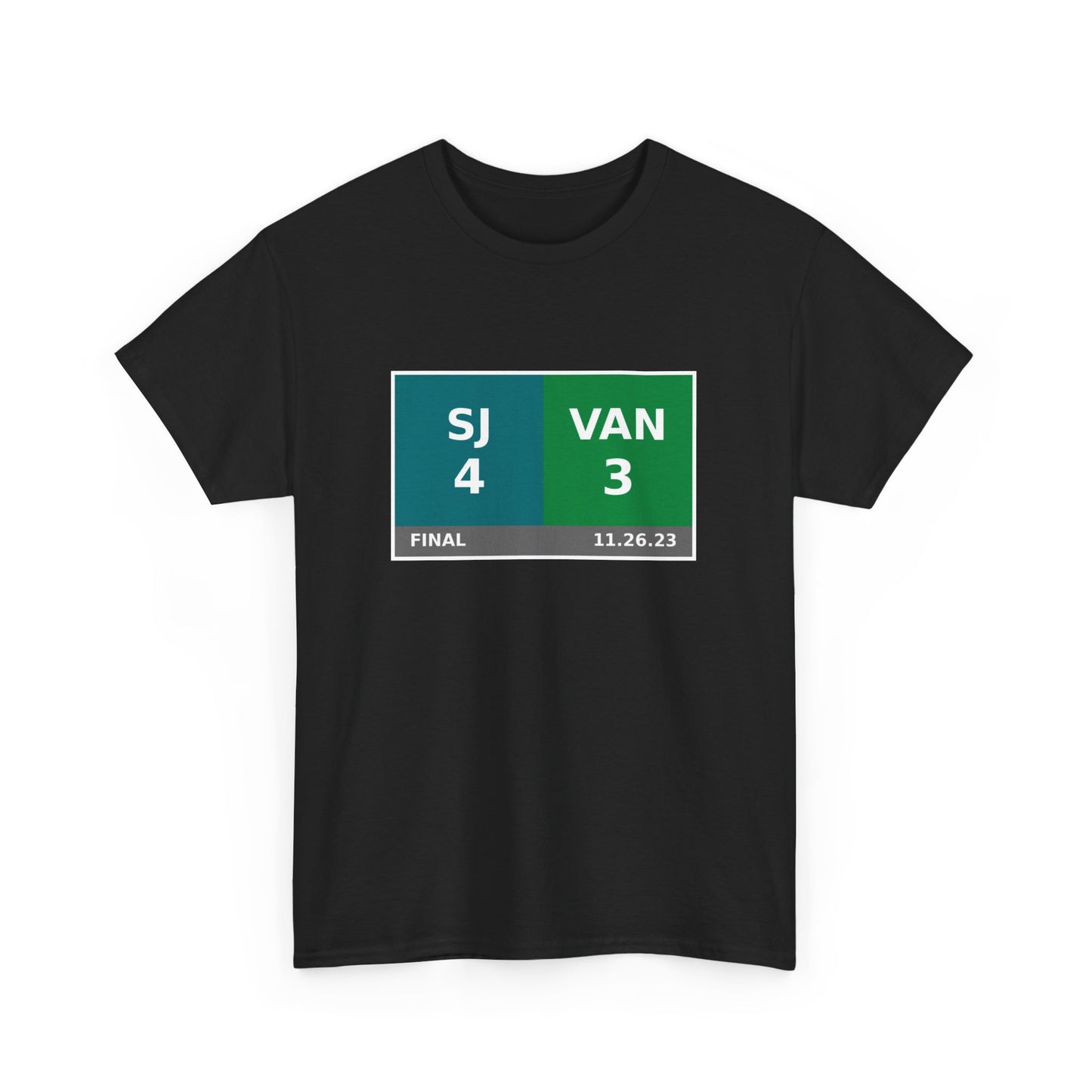 SJ vs VAN Scoreboard Tee 11.26.23