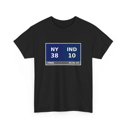 NY vs IND Scoreboard Tee 01.01.23