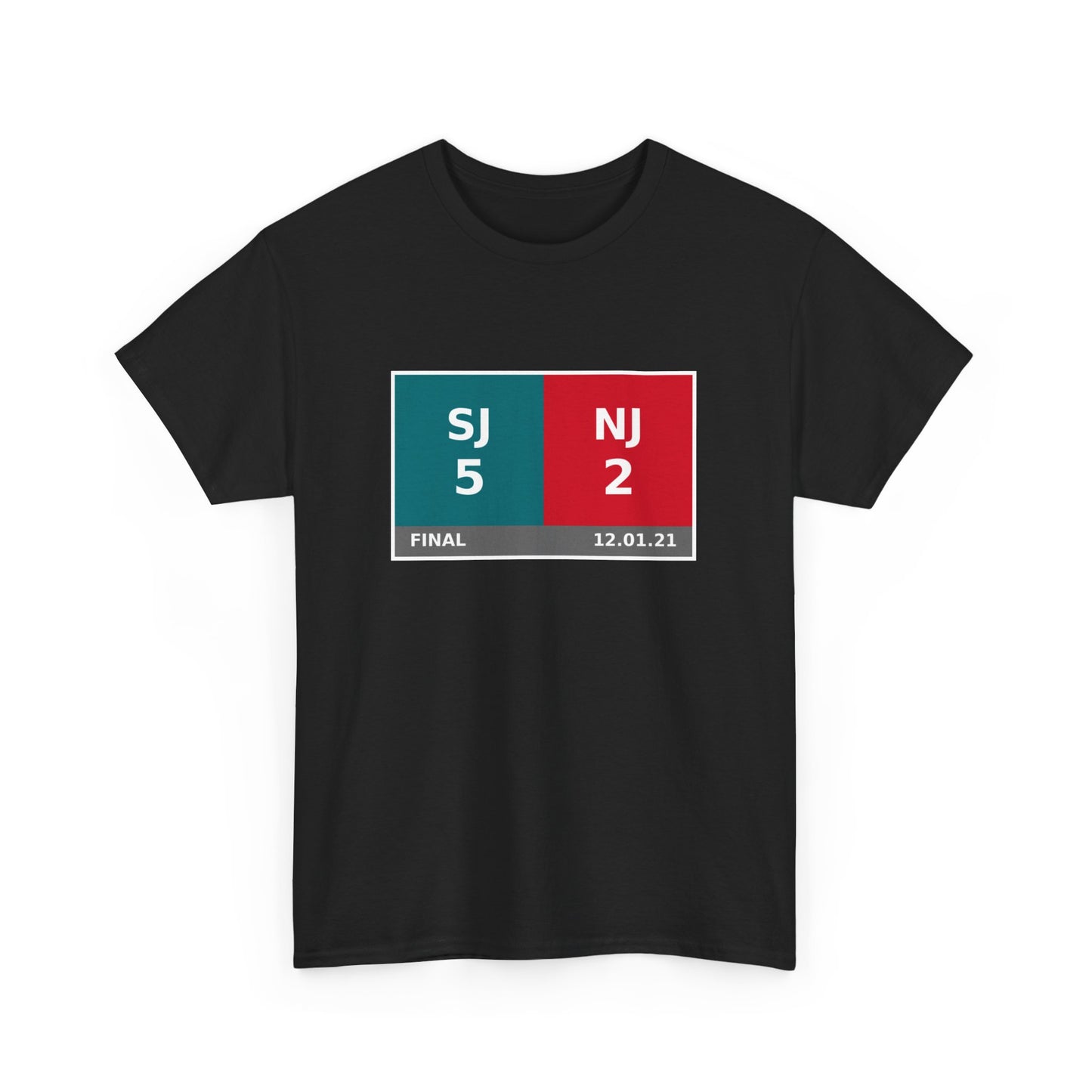 SJ vs NJ Scoreboard Tee 12.01.21