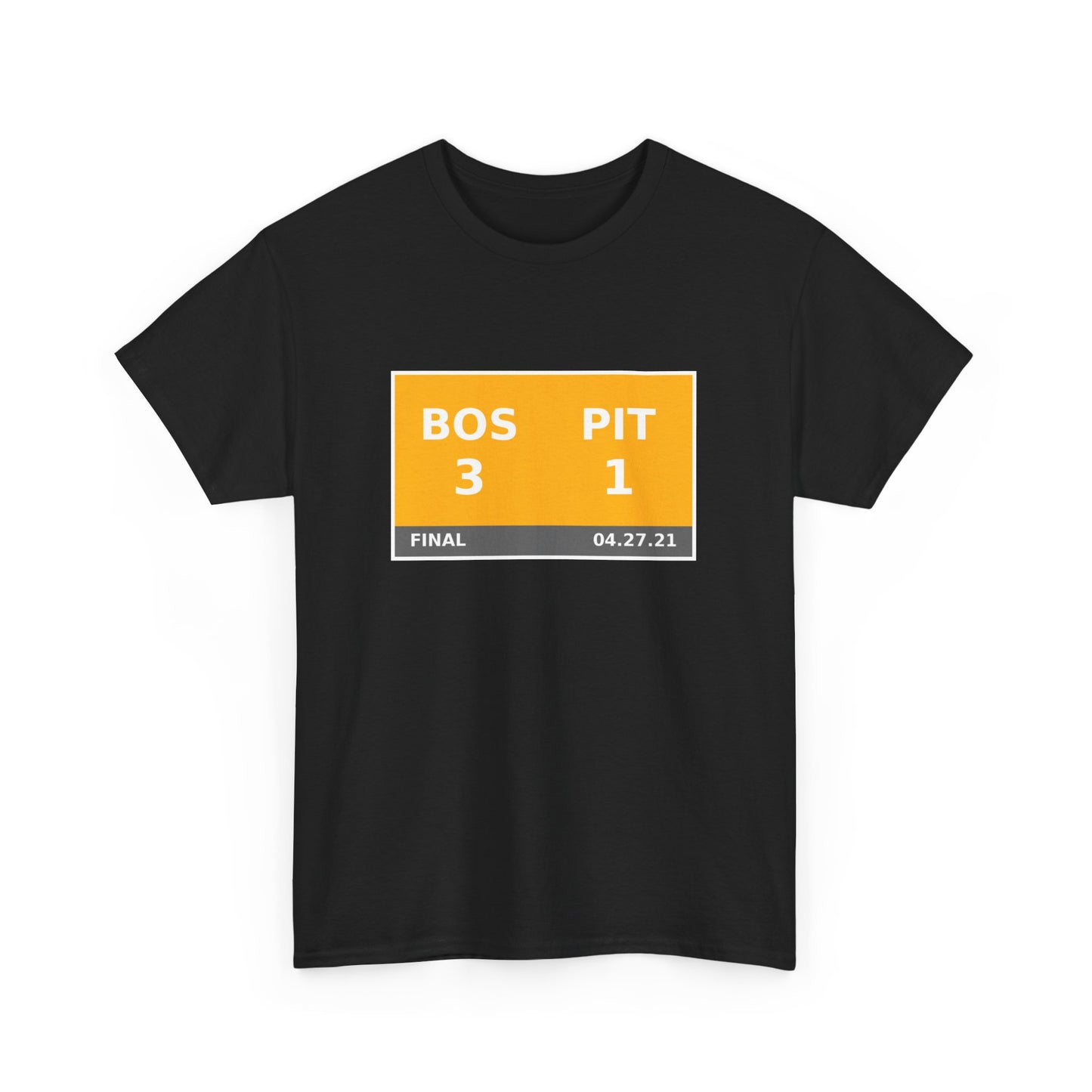 BOS vs PIT Scoreboard Tee 04.27.21