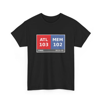 ATL vs MEM Scoreboard Tee 10.12.23